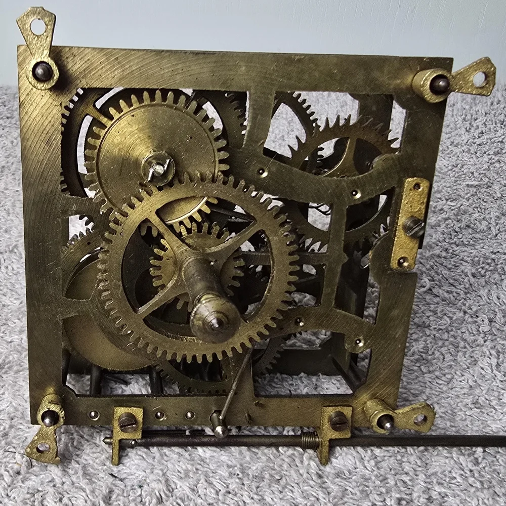 Vintage G.K.Brass Mechanical Wall Clock Movement